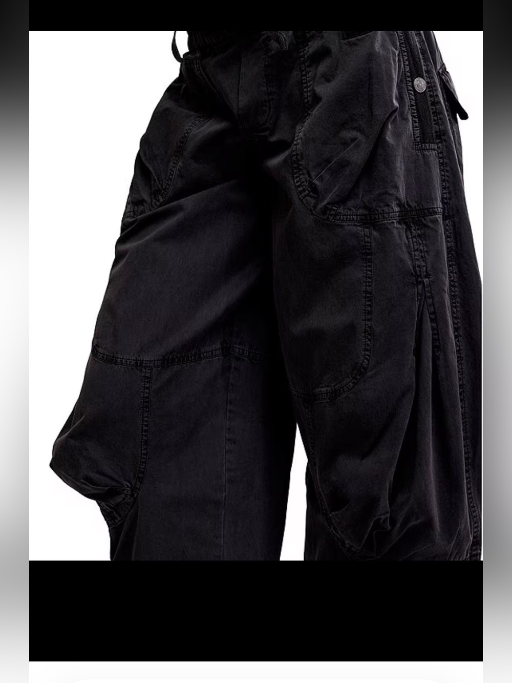 Free People We The Free Onset Pull-On
Cargo Pants-black sand-S-NWT - Picture 5 of 10